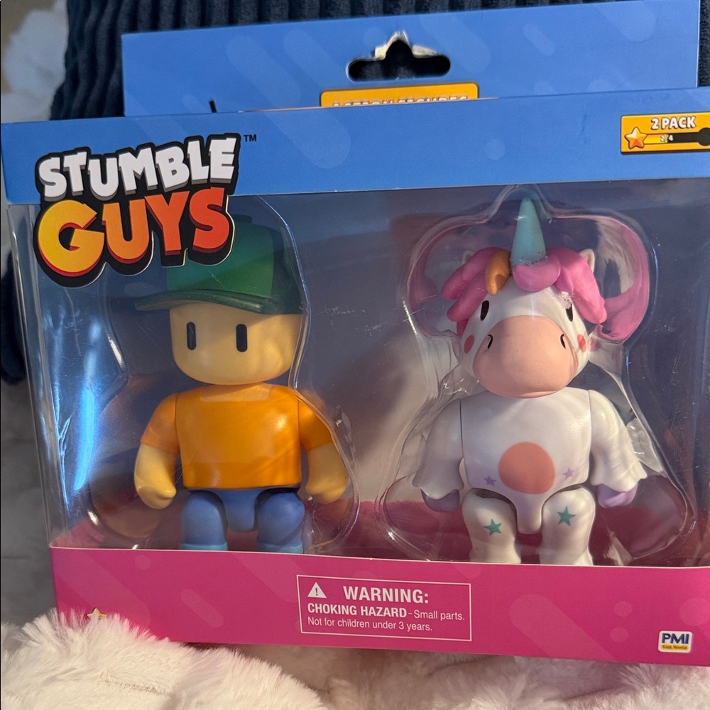 Stumble Guys Action Figure Set - Yellow and Pink